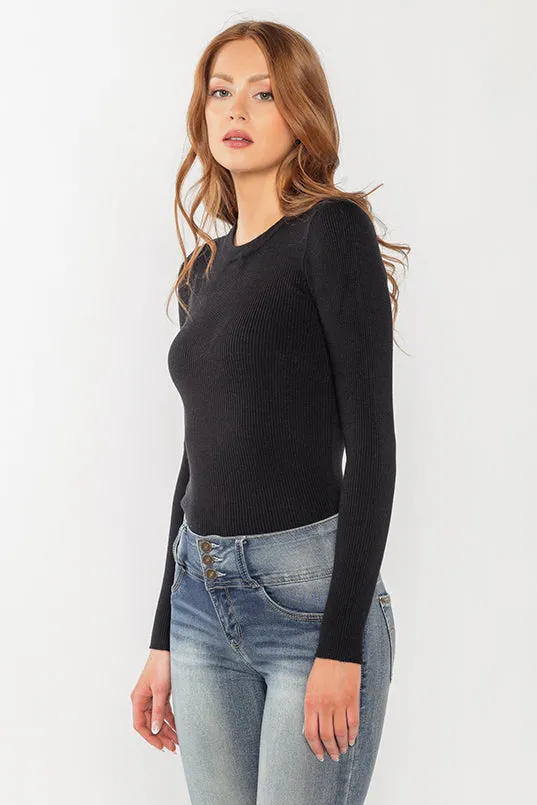 Ribbed Crewneck Long Sleeve sold by Eclipse