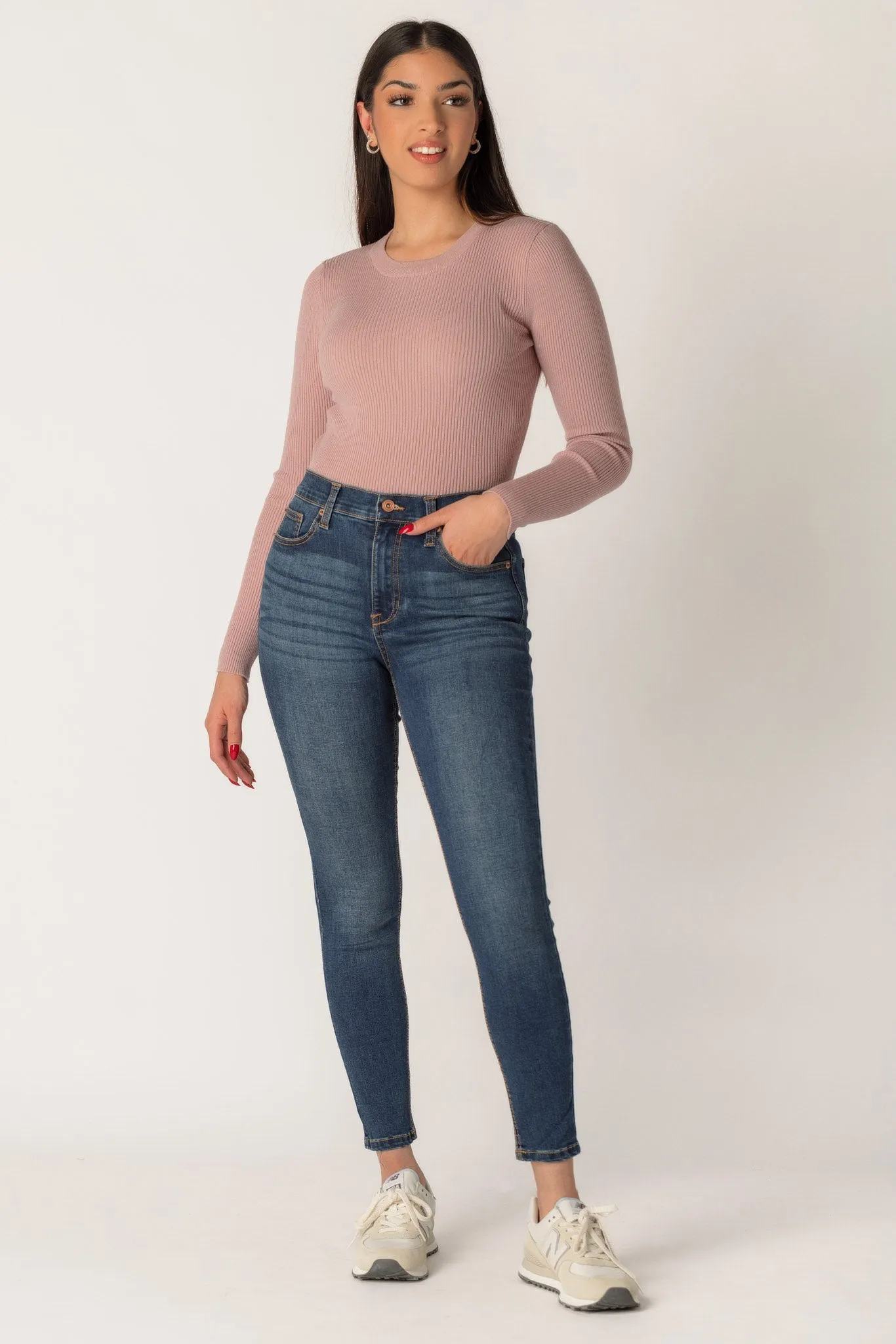 Celebrity Pink Deadline Wash High-Rise Skinny Jean sold by Eclipse product image thumbnail 2