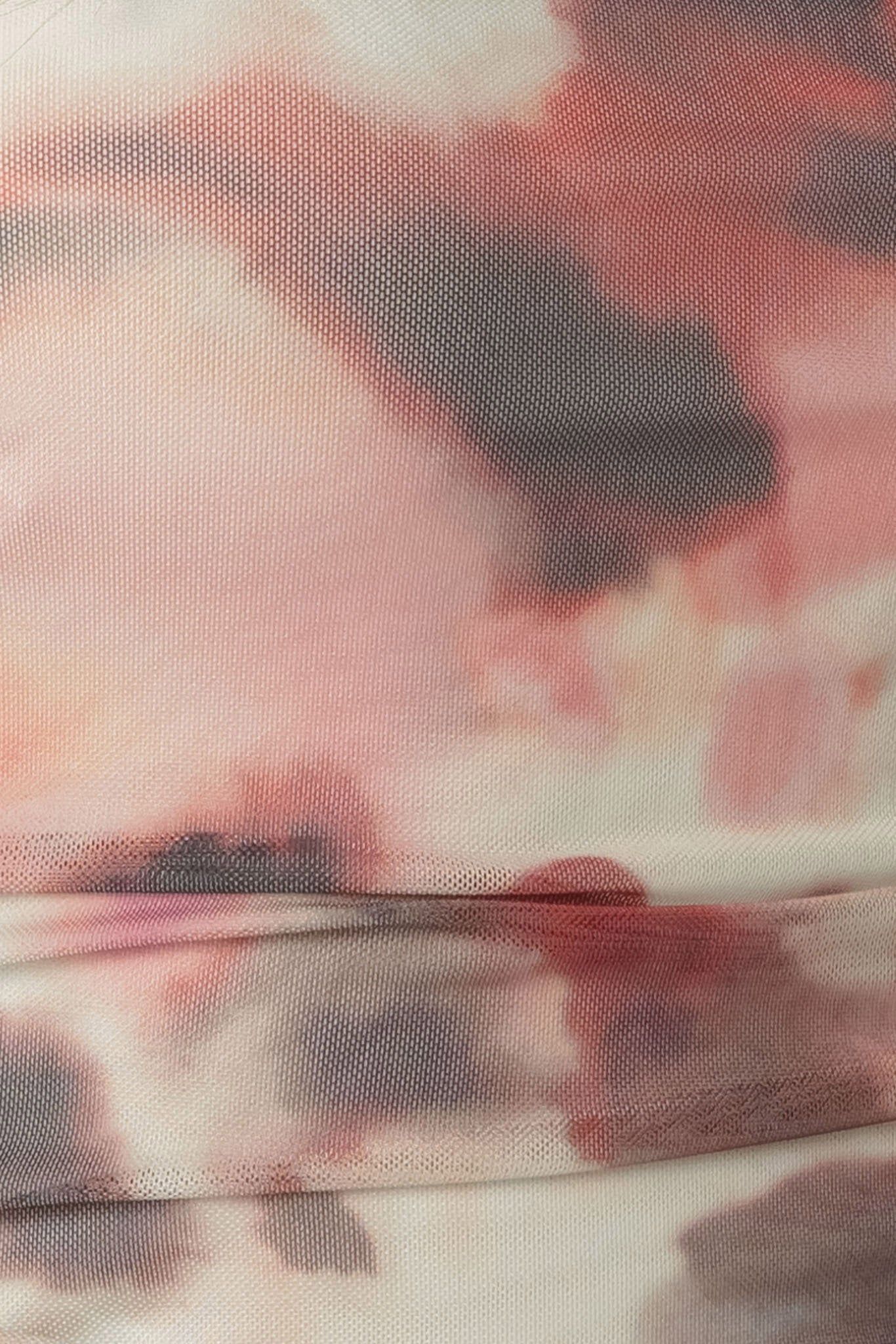 Tie-Dye Mesh Ruched Tube Top sold by Eclipse product image thumbnail 4