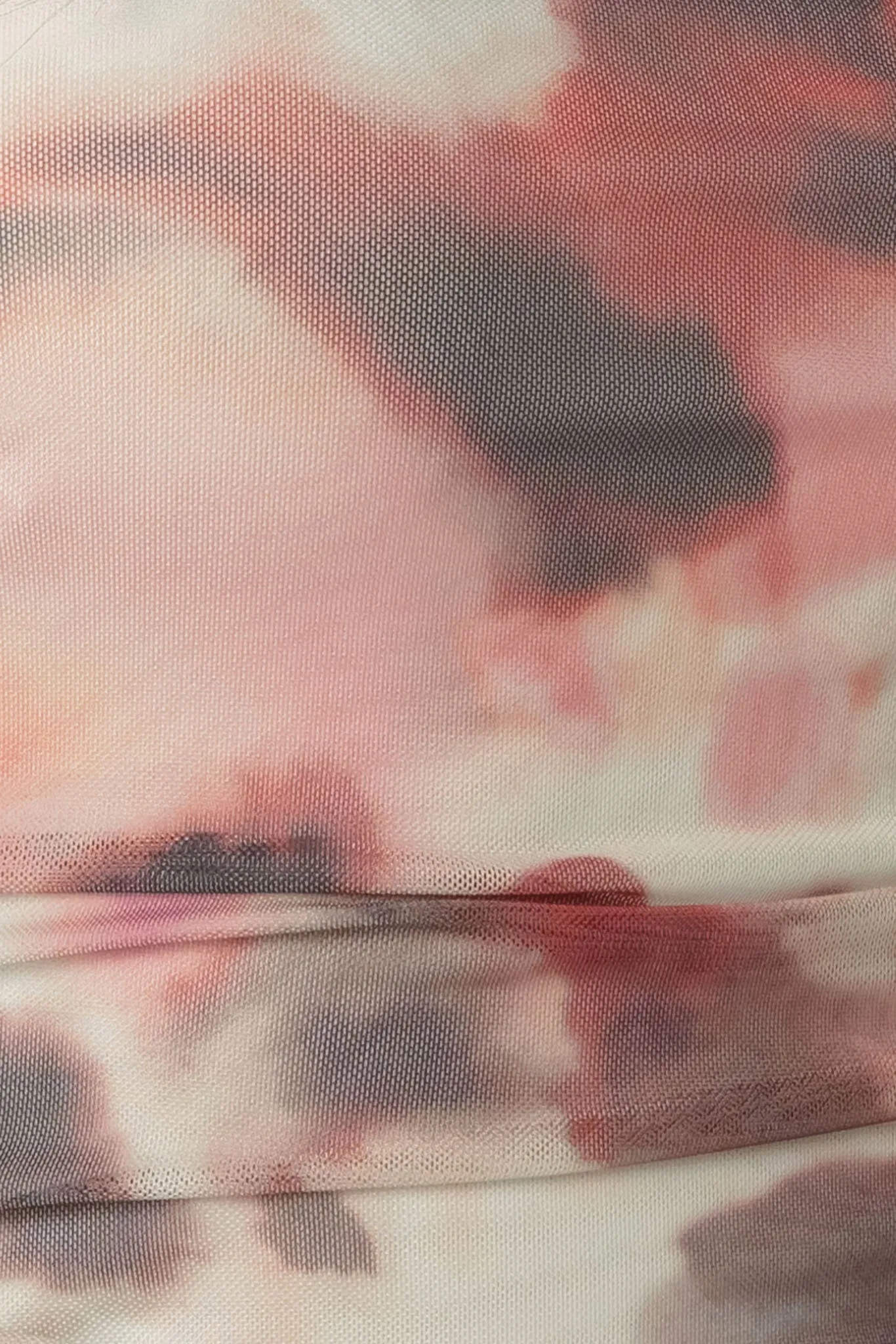 Tie-Dye Mesh Ruched Tube Top sold by Eclipse product image thumbnail 4