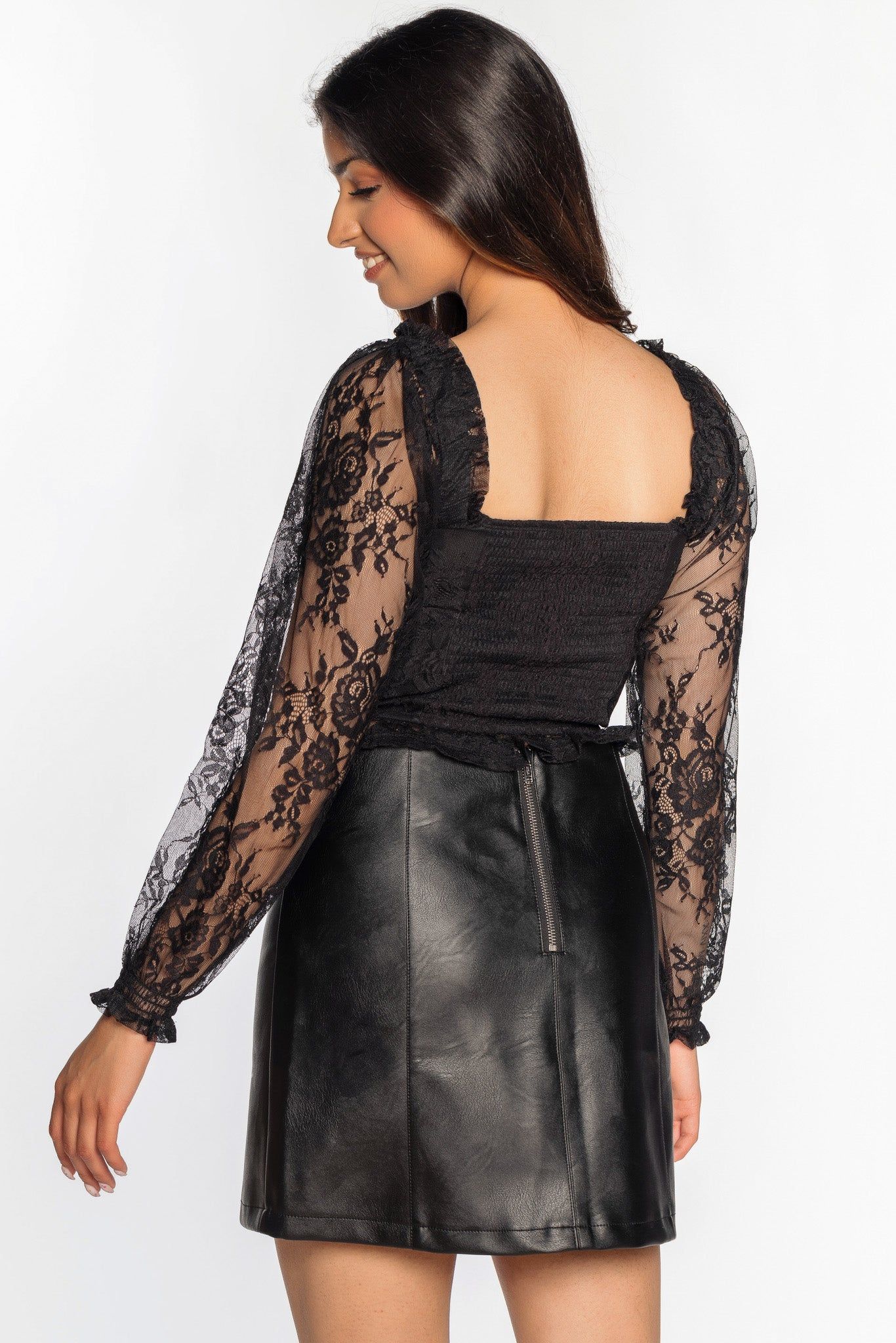 Balloon Sleeve Corset Top sold by Eclipse product image thumbnail 2