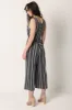 Decorative Stripe Knit Crepe Sleeveless Jumpsuit sold by Eclipse