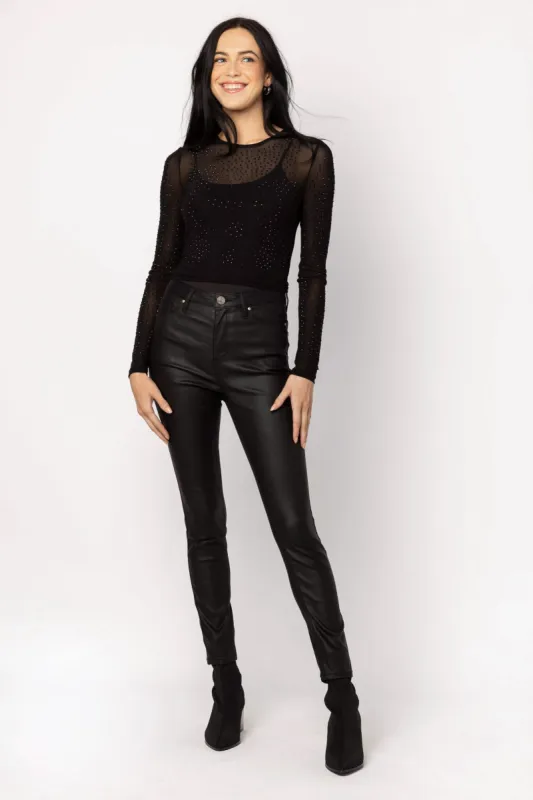 Almost Famous Coated High-Rise Skinny sold by Eclipse