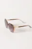 Large Plastic Sunglasses with Metal Trim sold by Eclipse