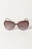 Large Plastic Sunglasses with Metal Trim sold by Eclipse