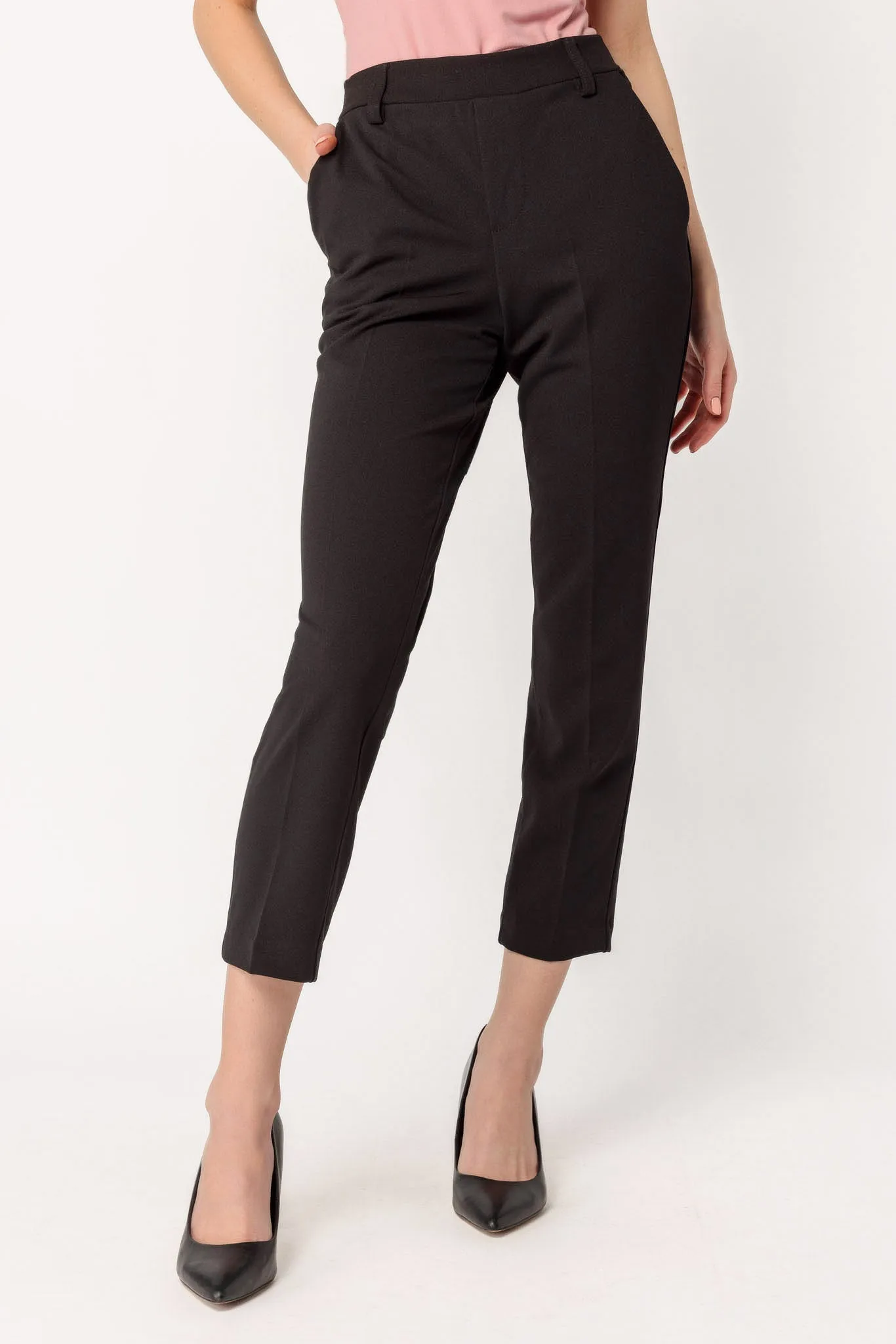 Knit Crepe Crop Trouser sold by Eclipse product image thumbnail 2