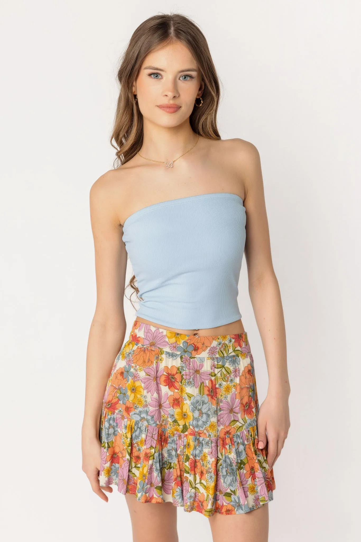 Small Floral Ruffle Skort sold by Eclipse product image thumbnail 5