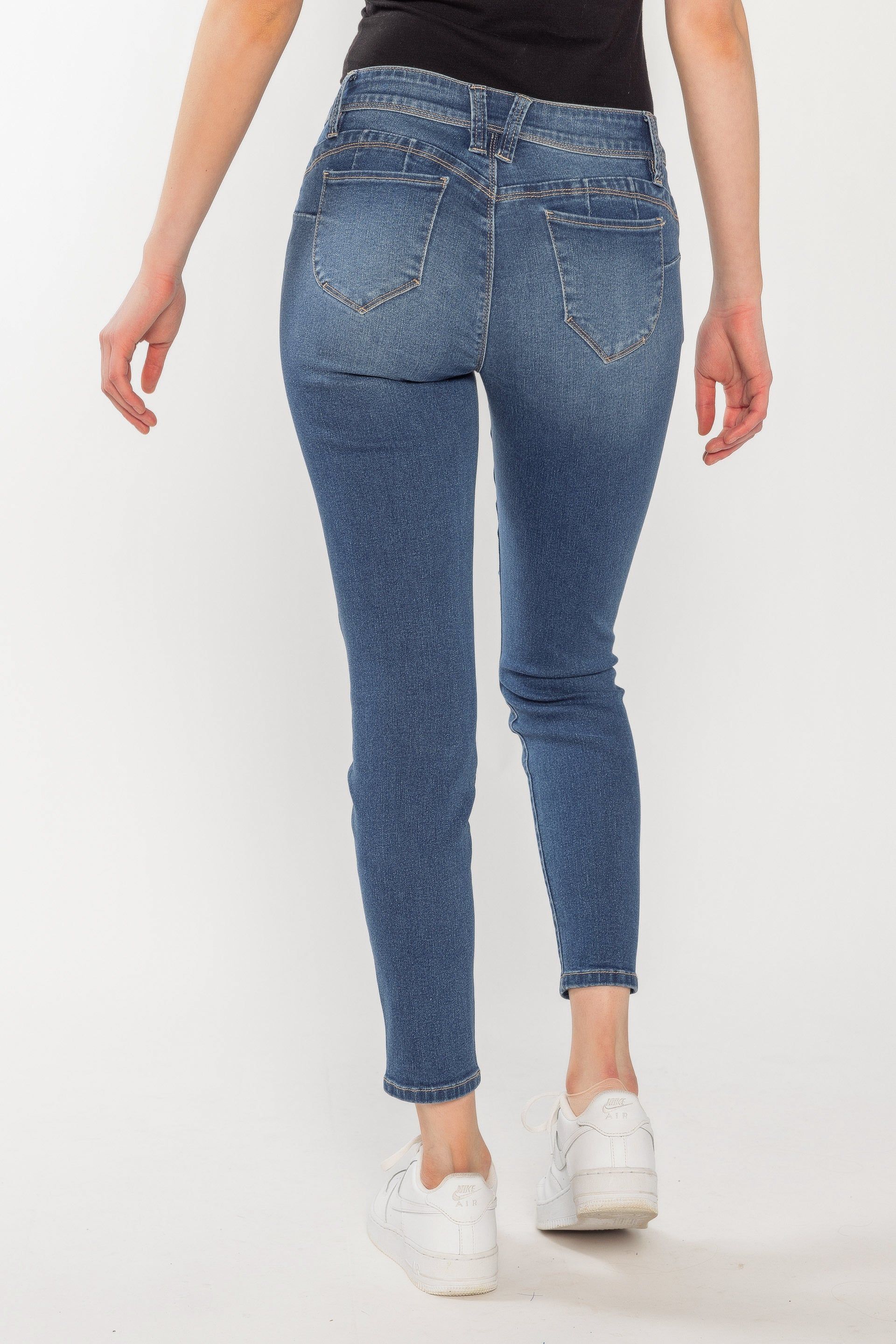 YMI Medium Wash Low-Rise Skinny Jean sold by Eclipse product image thumbnail 3