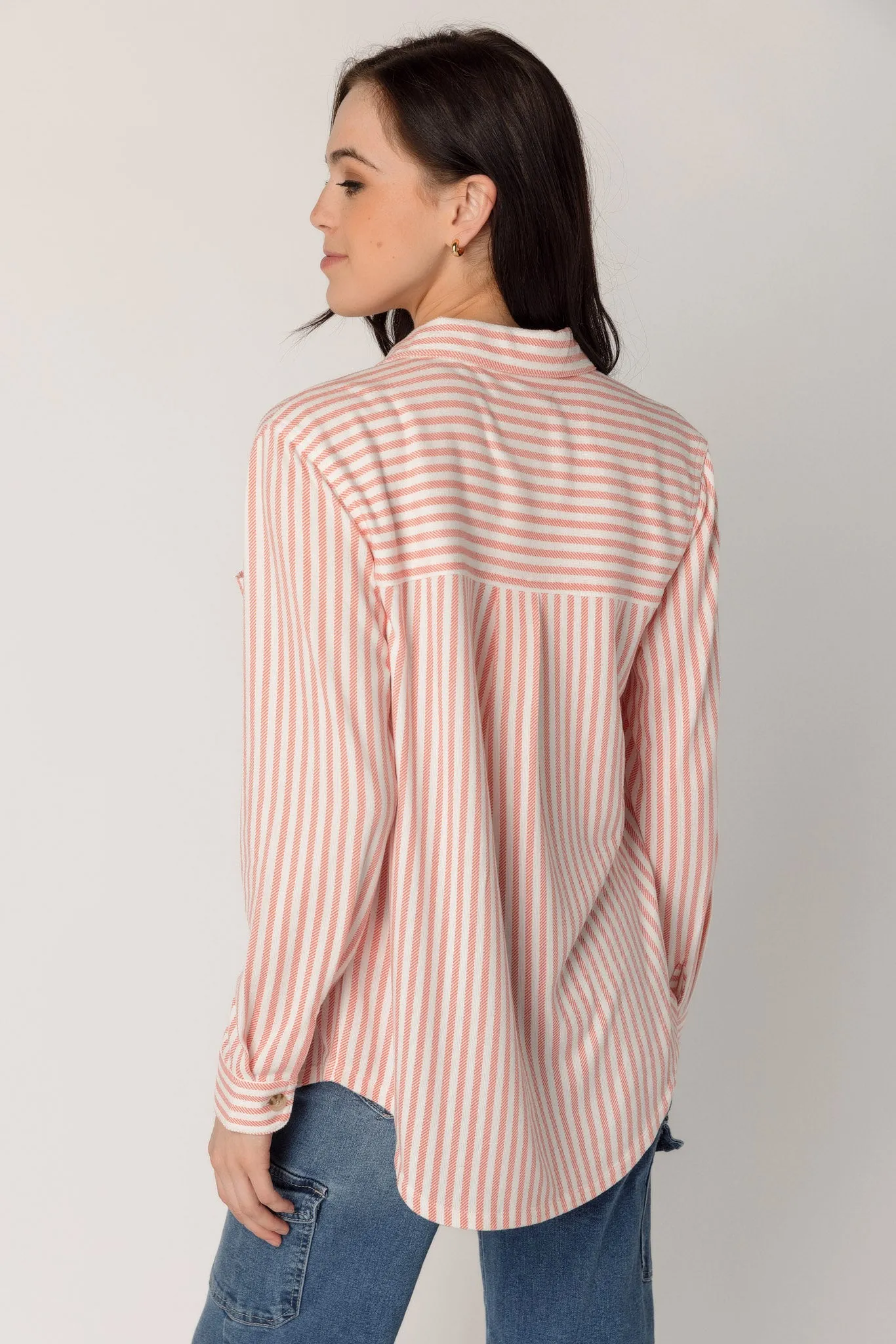 Railroad Stripe Soft Marina Shirt sold by Eclipse product image thumbnail 5
