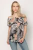 Tropical Off The Shoulder Top sold by Eclipse