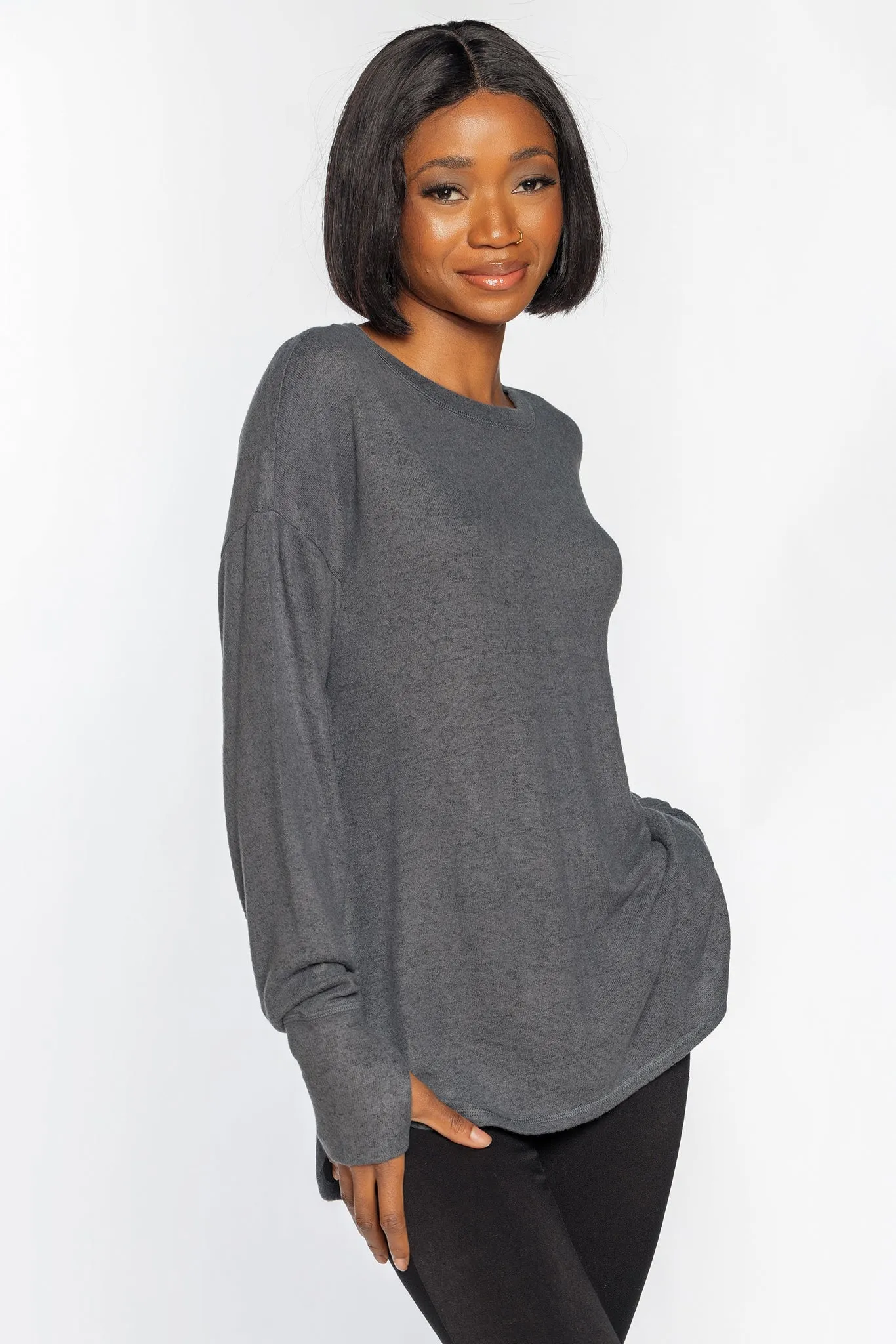 SuperSoft Long Sleeve Crewneck sold by Eclipse product image thumbnail 5