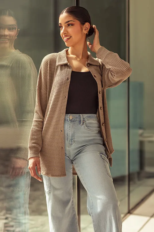 Waffle Long Sleeve Shirt sold by Eclipse product image thumbnail 4