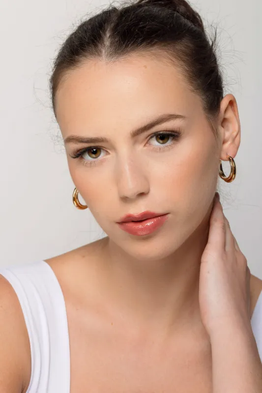 Double Loop Hoop Earrings sold by Eclipse