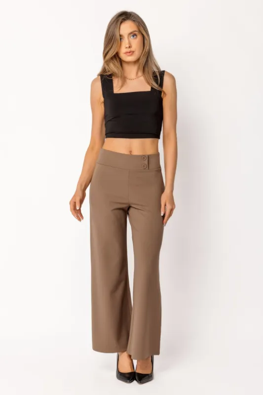 Wide Leg Pants with Short Inseam sold by Eclipse