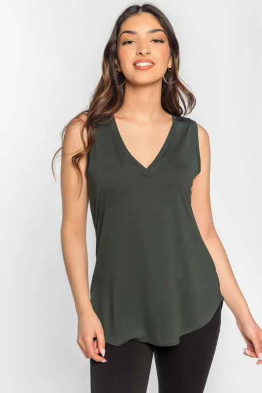 Brushed Sleeveless V-Neck sold by Eclipse