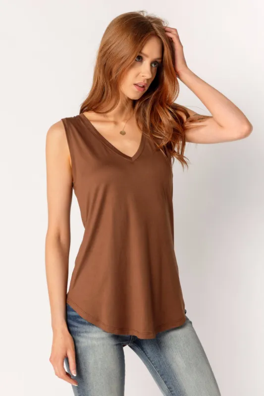 Brushed Sleeveless V-Neck sold by Eclipse