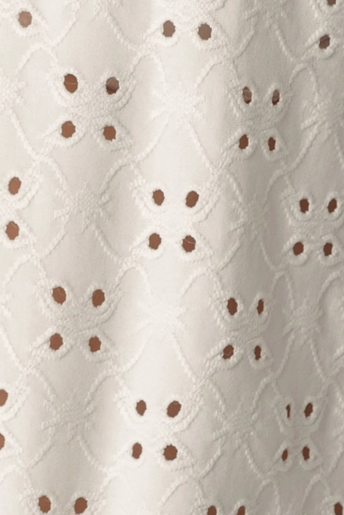 Eyelet Short Sleeve Tie-Front Top sold by Eclipse product image thumbnail 4