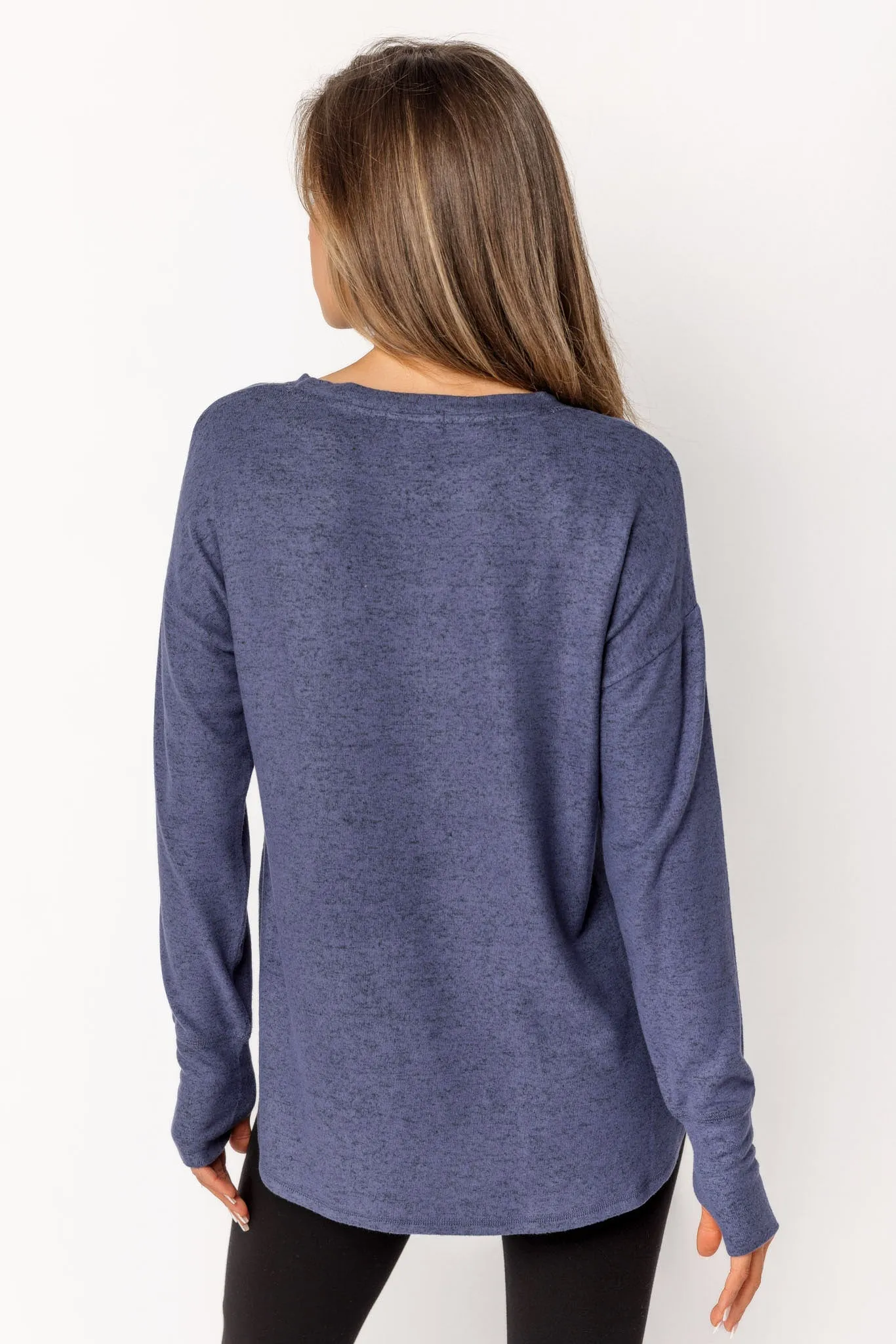 Long Sleeve Crew-Neck Supersoft Sweater with Thumbholes sold by Eclipse product image thumbnail 2
