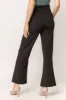 Scuba Crepe Pant with Tie-Belt - Short Inseam sold by Eclipse