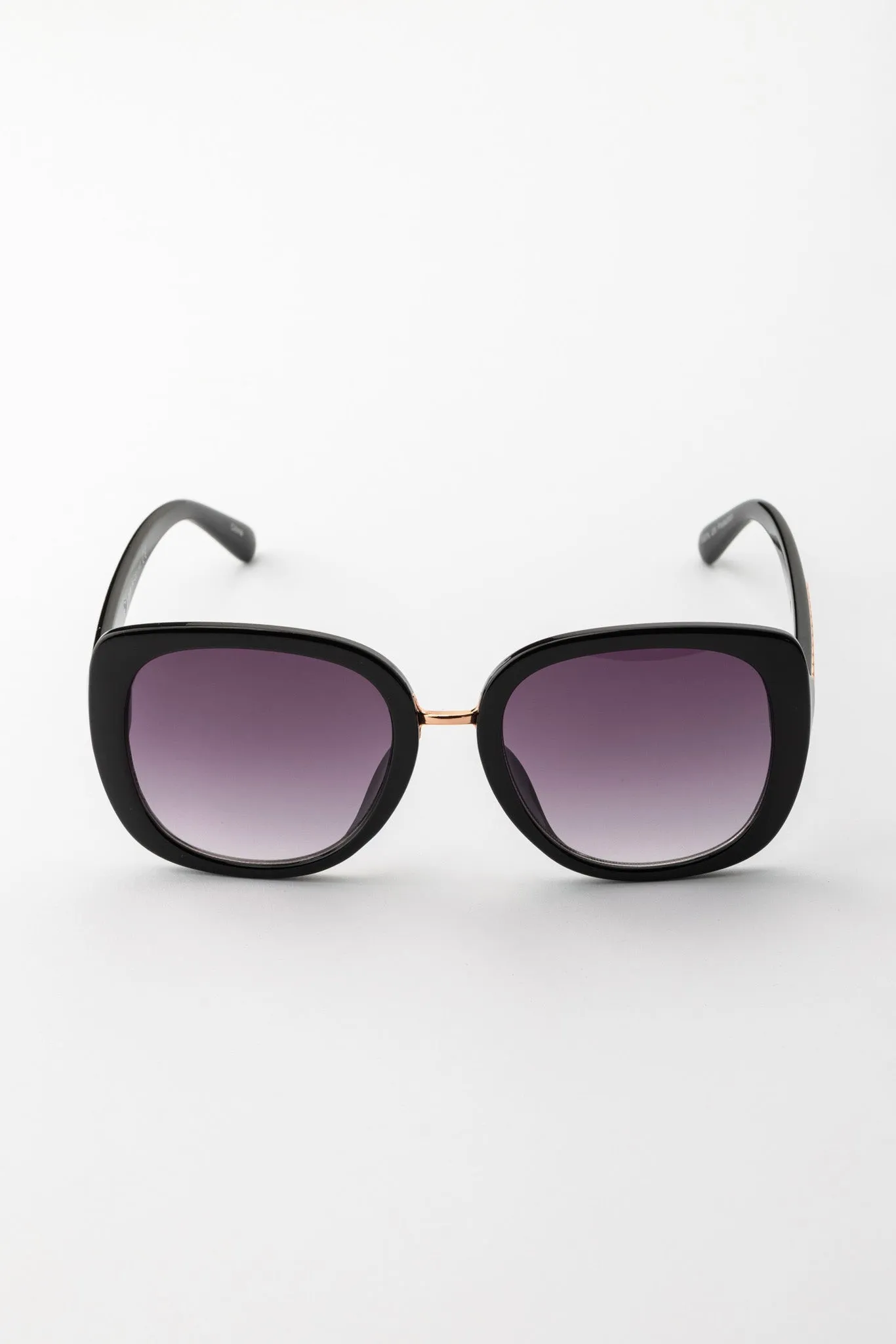 Large Square Sunglasses with Metal Bridge sold by Eclipse