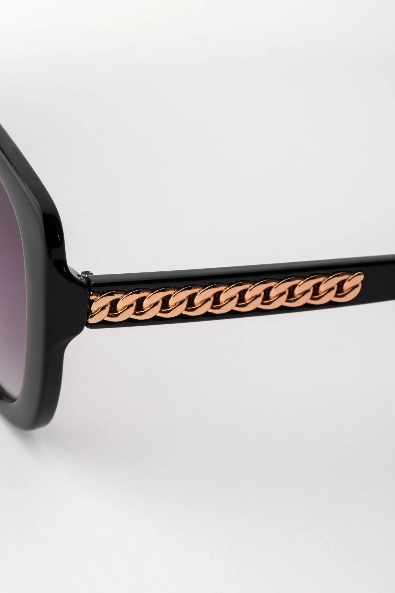 Large Square Sunglasses with Metal Bridge sold by Eclipse product image thumbnail 3