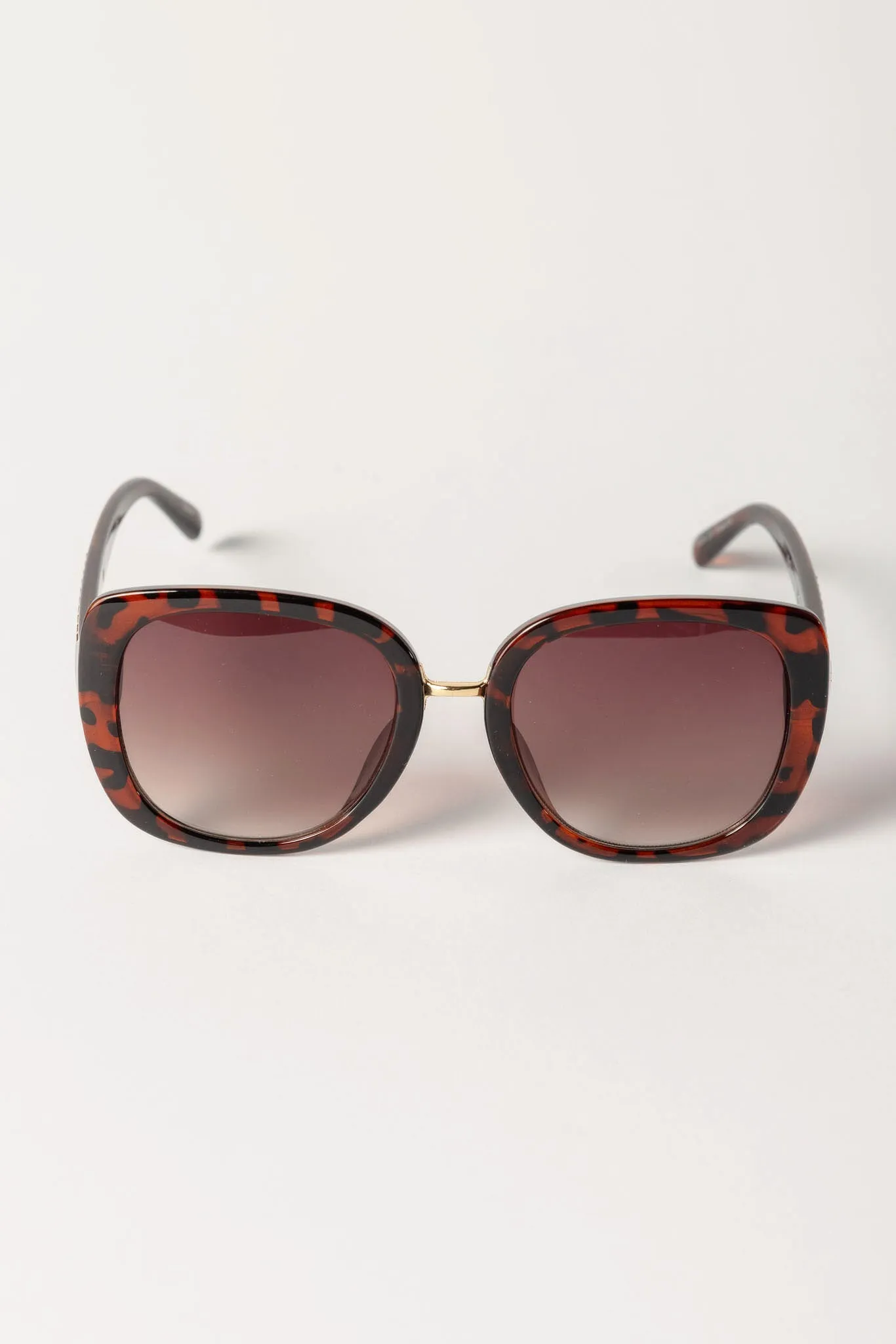 Large Square Sunglasses with Metal Bridge sold by Eclipse product image thumbnail 4
