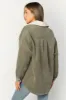 Corduroy Shacket with Sherpa Lining sold by Eclipse