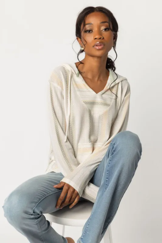 Wallflower Joshua Tree Baja Stripe Hoodie sold by Eclipse