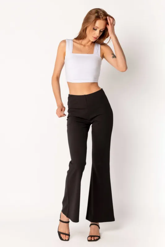 Scuba Crepe High-Rise Flare Pant sold by Eclipse