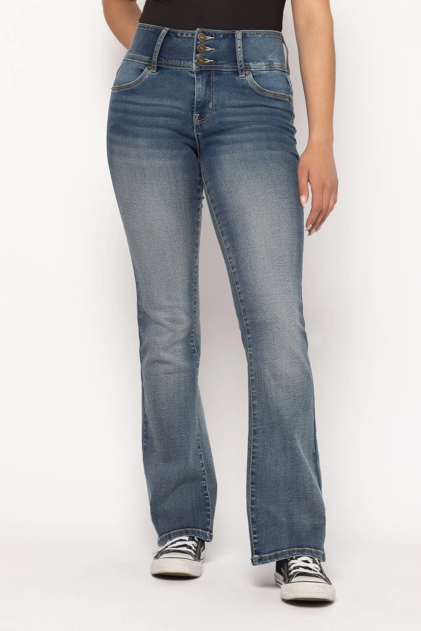 Wallflower Lucy Wash Insta-Soft Sassy High-Rise Bootcut Jean sold by Eclipse product image thumbnail 3