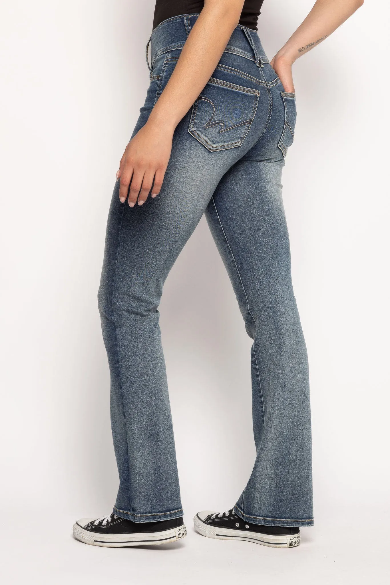Wallflower Lucy Wash Insta-Soft Sassy High-Rise Bootcut Jean sold by Eclipse product image thumbnail 2