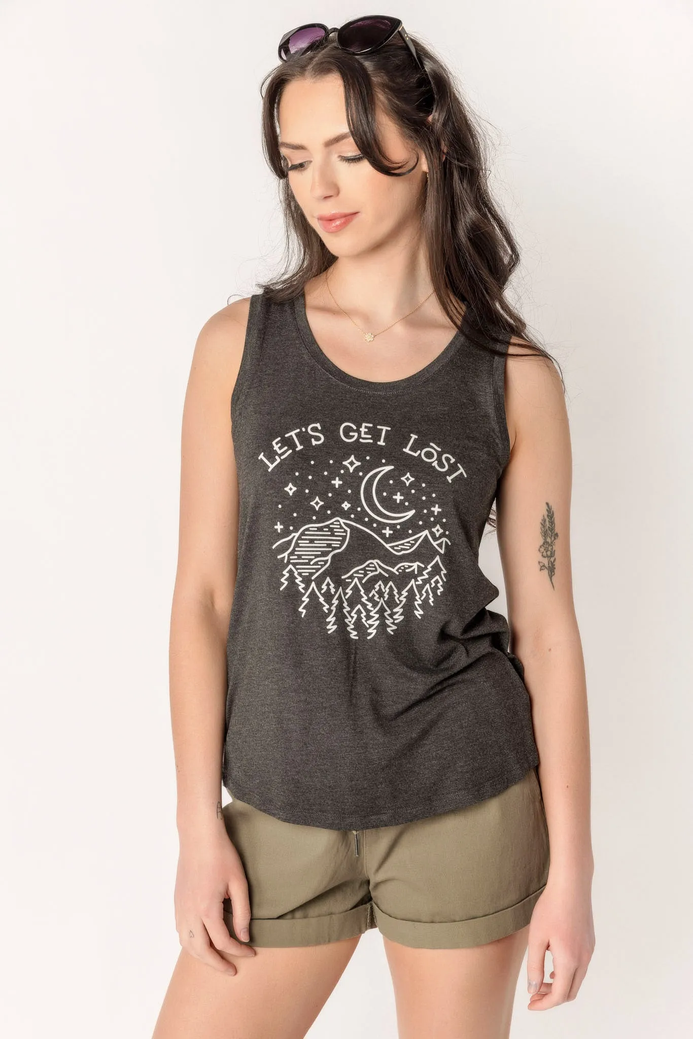 "Let's Get Lost" Graphic Tank sold by Eclipse product image thumbnail 2