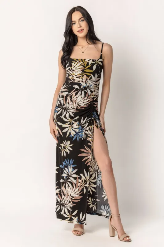 Tropical Maxi Dress with Side Slit sold by Eclipse