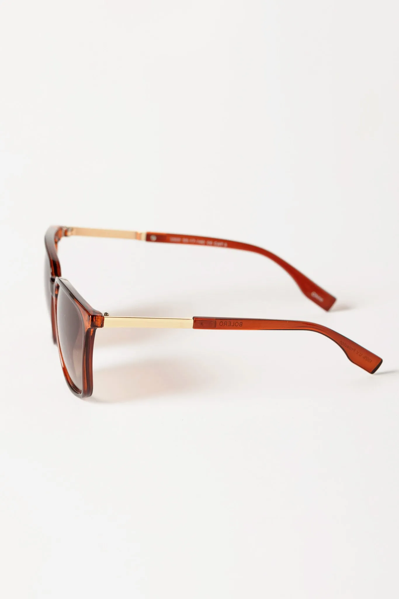 Rectangular Sunglasses with Metal Trim sold by Eclipse product image thumbnail 3