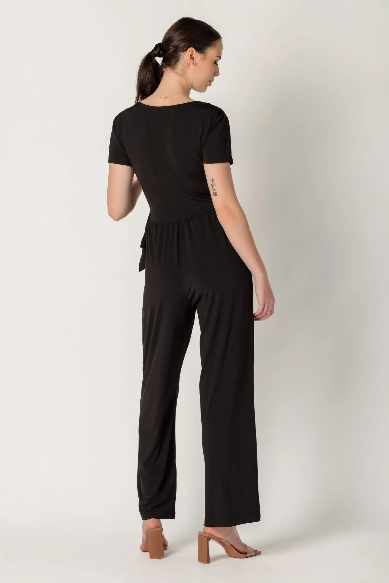 Cap Sleeve Crossover Jumpsuit sold by Eclipse product image thumbnail 2