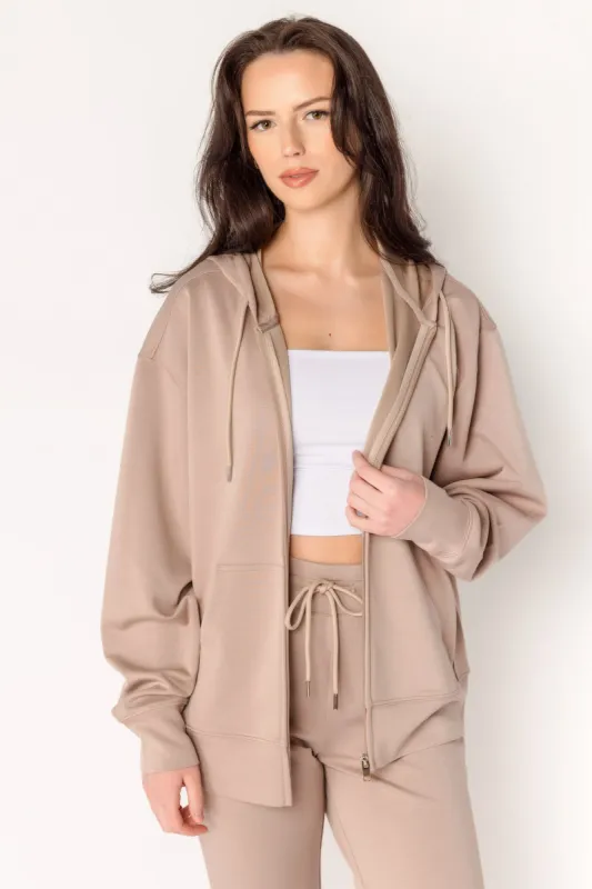 Scuba Oversized Zip Up Hoodie sold by Eclipse