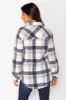 Tori Plaid Polar Fleece Shacket sold by Eclipse