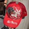 Embroidered Eagle Panther Hat sold by Ed Hardy