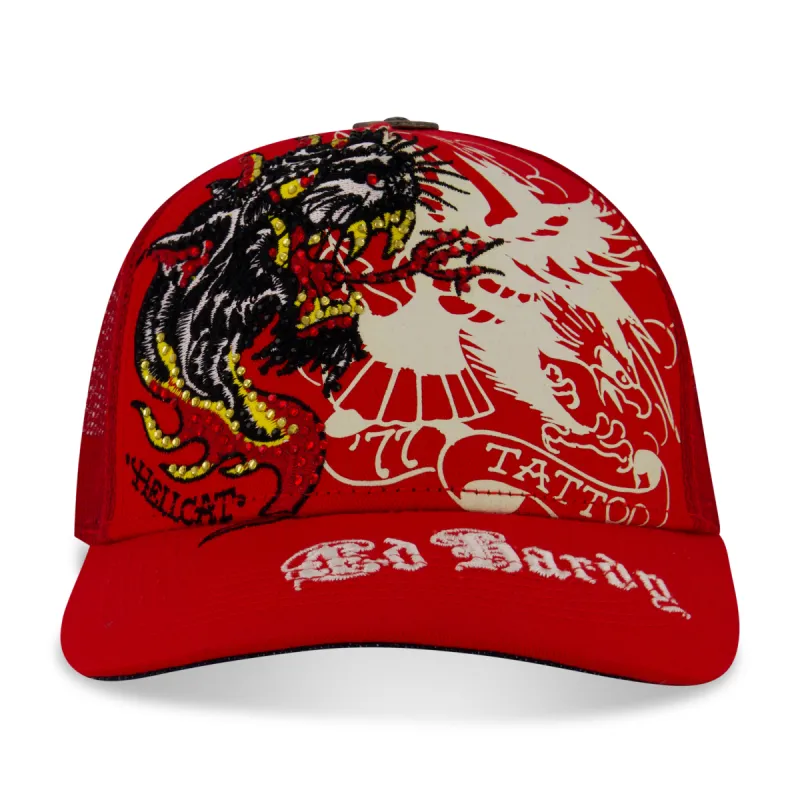 Embroidered Eagle Panther Hat sold by Ed Hardy