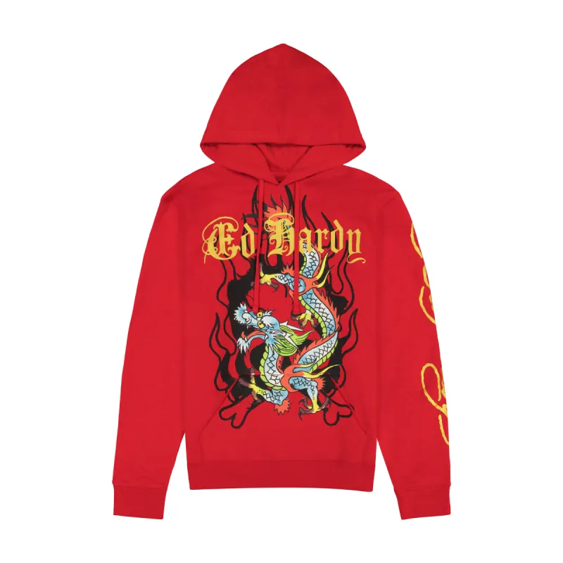 Dragon Mens Hoodie sold by Ed Hardy