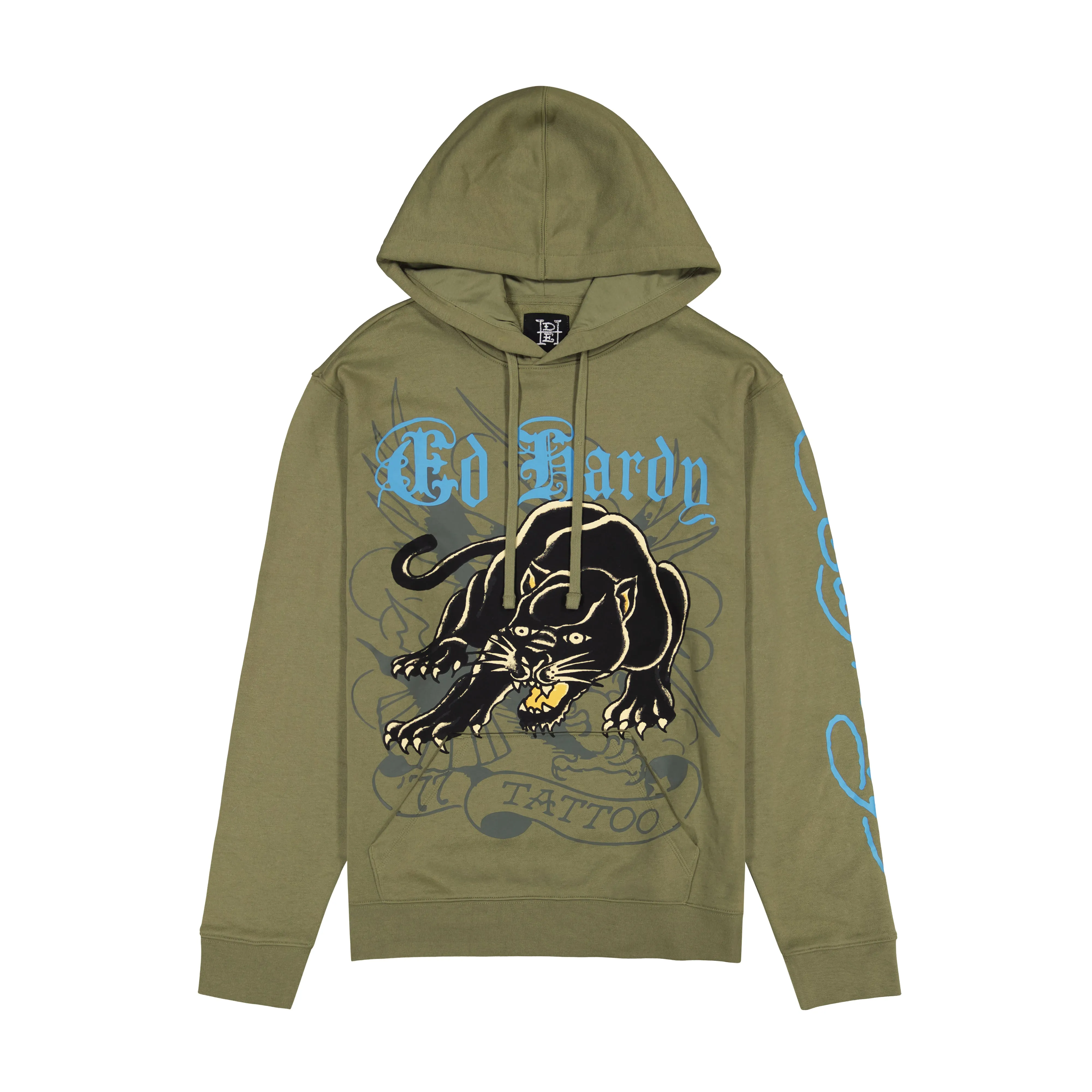 Crouching Panther Mens Hoodie sold by Ed Hardy