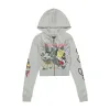 Brave Eagle Cropped Hoodie sold by Ed Hardy