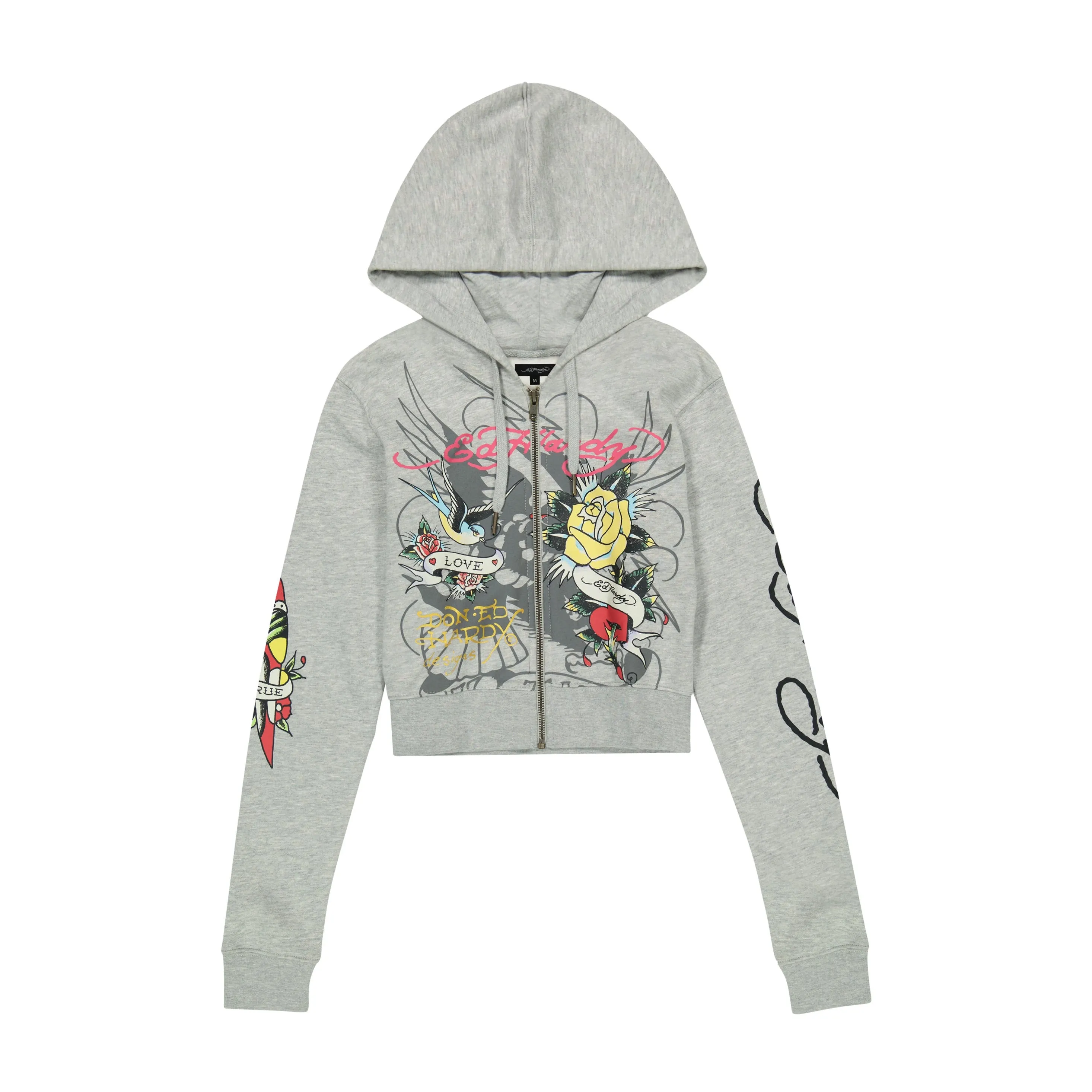 Brave Eagle Cropped Hoodie sold by Ed Hardy