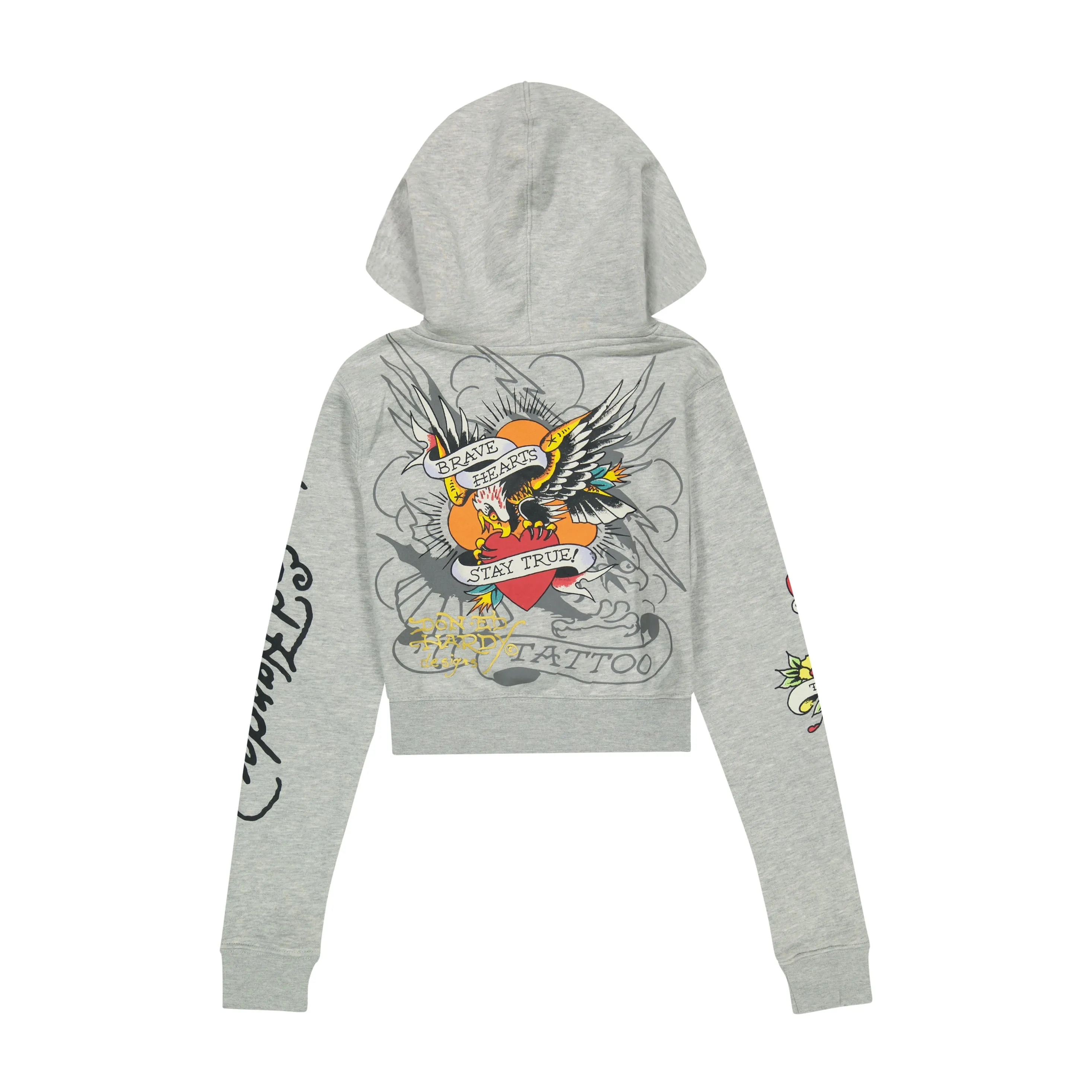 Brave Eagle Cropped Hoodie sold by Ed Hardy product image thumbnail 2