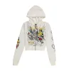 Brave Eagle Cropped Hoodie sold by Ed Hardy