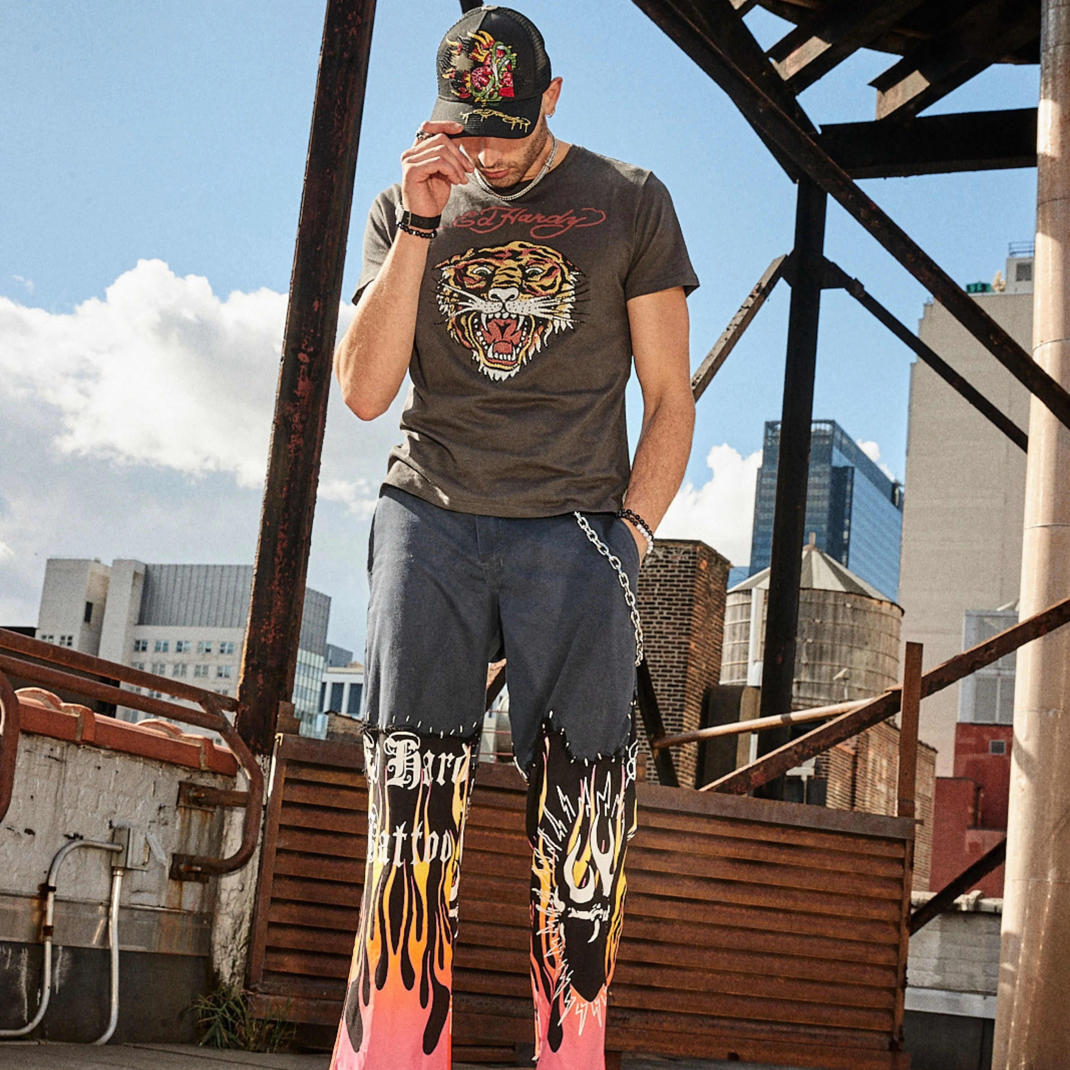 Rhinestone Tiger Tee sold by Ed Hardy product image thumbnail 3