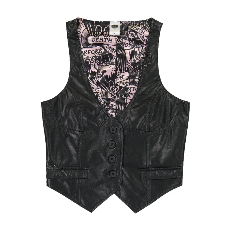 Punkette Vest sold by Ed Hardy