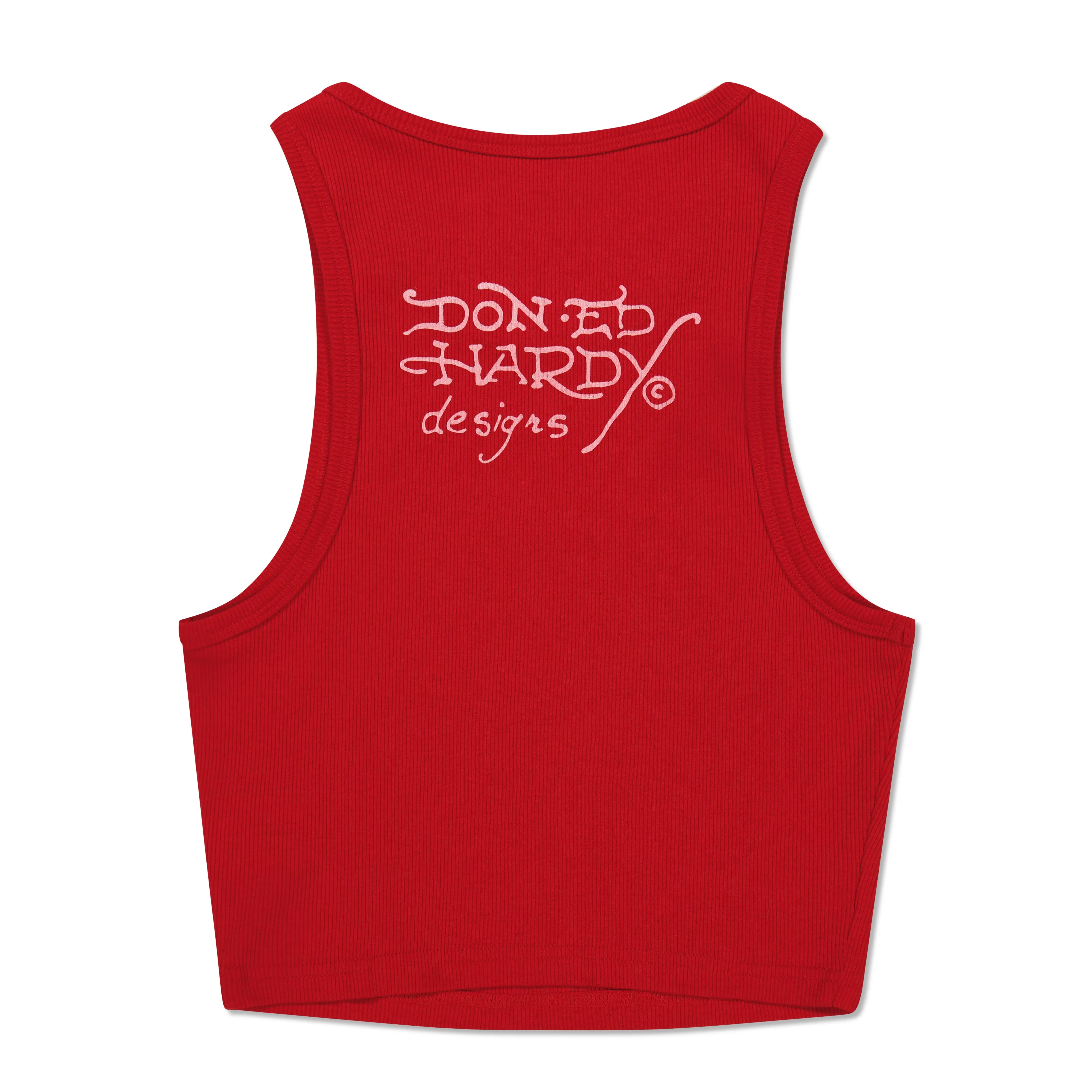 Rhinestone Tiger Rib Knit Tank sold by Ed Hardy product image thumbnail 2