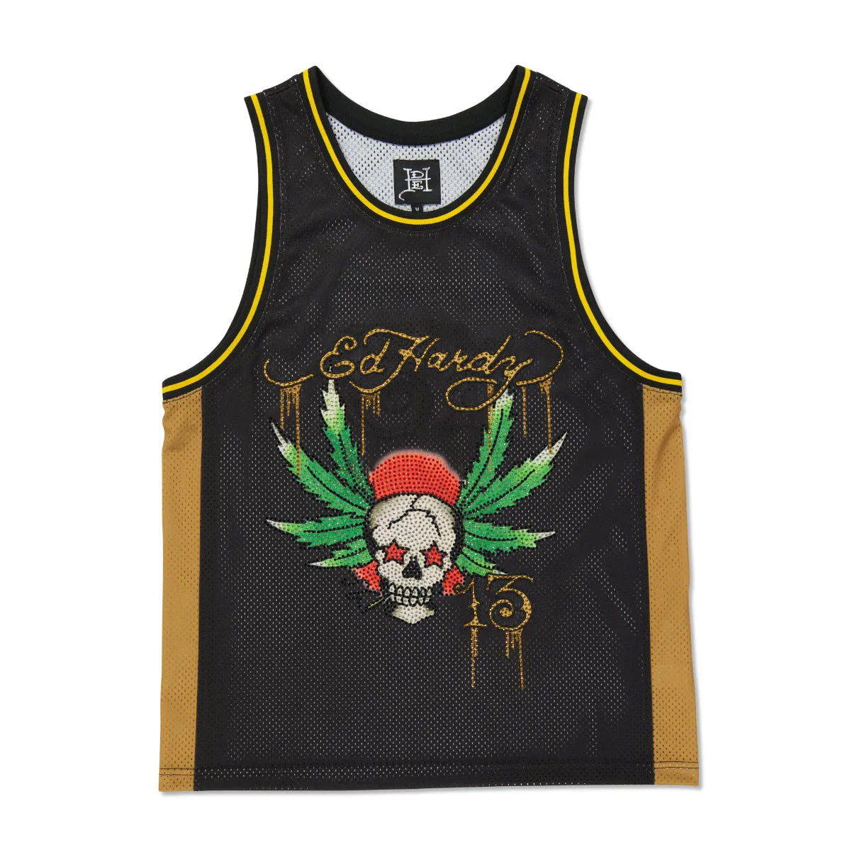 Weed Skull Jersey sold by Ed Hardy