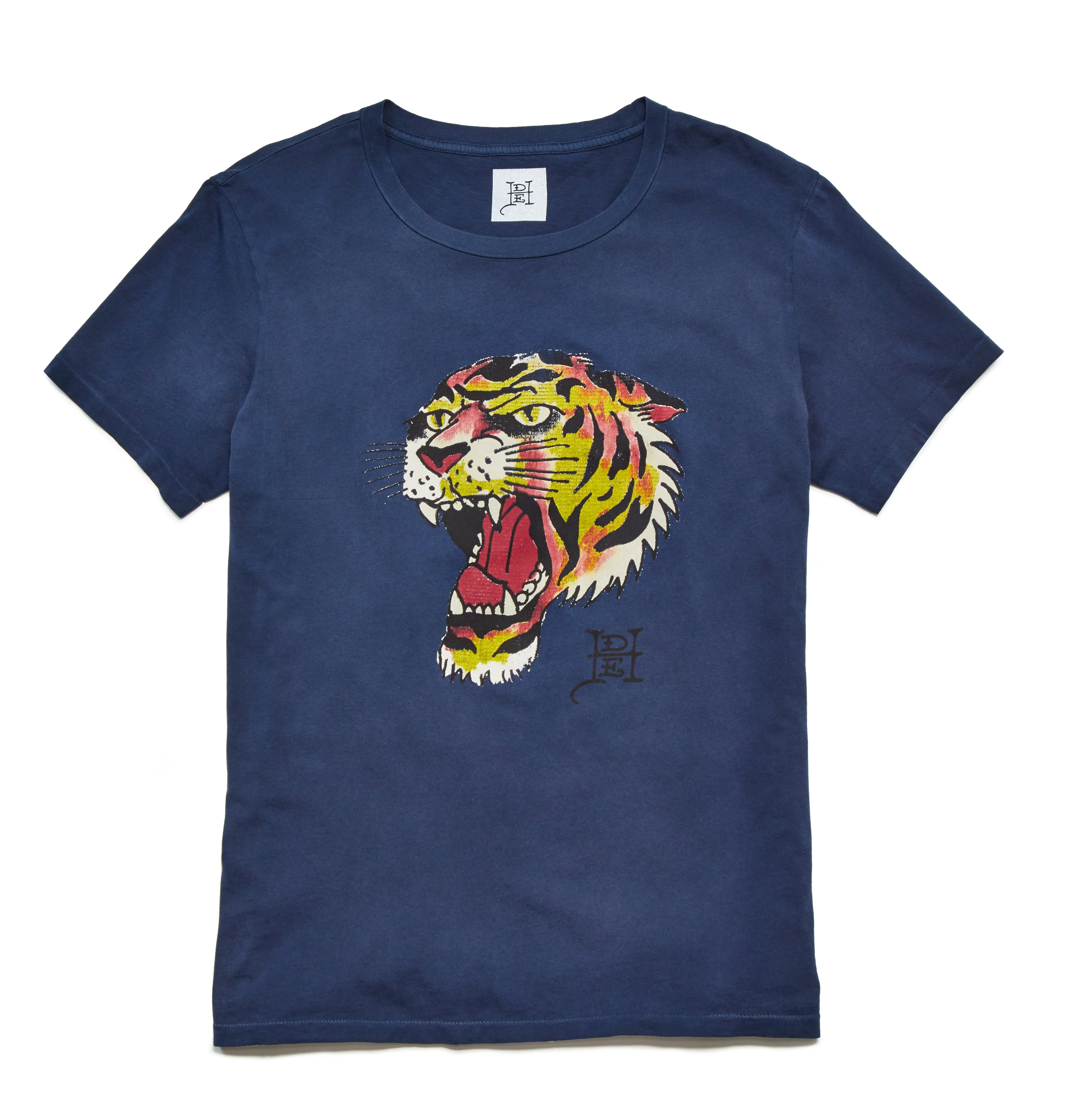 Tiger Head Washed T-Shirt sold by Ed Hardy